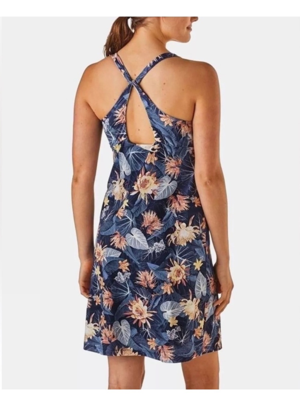 Patagonia Magnolia Spring Dress Blue